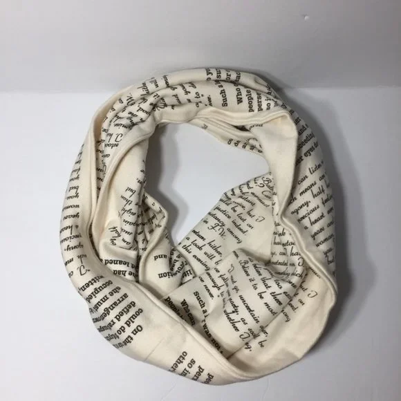 Captain Wentworth's Letter Infinity Scarf - Picture 1 of 3